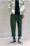 Green army cargo pants