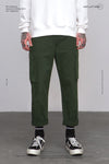 Green army cargo pants