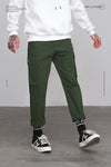 Green army cargo pants