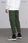 Green army cargo pants