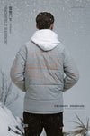 Letter Printing Parka Casual Jacket