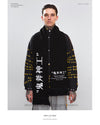 Letter Printing Parka Casual Jacket