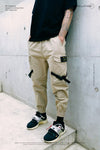 Side pocket tape cargo pants