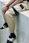 Side pocket tape cargo pants