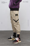 Side pocket tape cargo pants