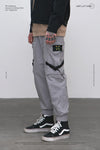 Side pocket tape cargo pants