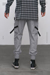 Side pocket tape cargo pants