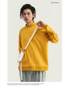 High Neck Solid Sweatshirt