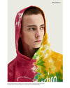 Rainbow Dye Cotton Hoodie