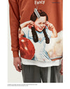 ballon kid Print Fleece Sweatshirt