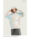 cloudy rainbow Dye Hoodie