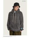 Wool Fleece Pullover Hoodie