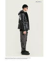 Hooded Puffy down-Padded jacket