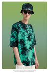 short sleeve dyed green ghost tee