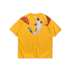 Chinese Fish Printed Tshirt