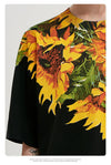 Flowers Oversized Printed Tshirt