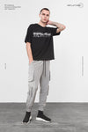 Silver light cargo pants