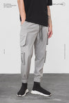 Silver light cargo pants