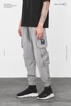 Silver light cargo pants