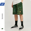 Green camo cotton short