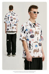 Floral short sleeve Pharaoh fllanel