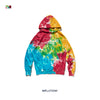 Rainbow Dye Cotton Hoodie