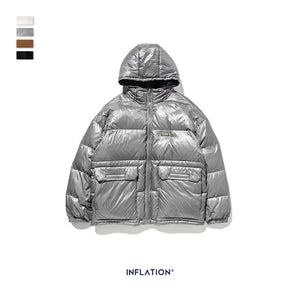 Hooded Down-Padded Parkas jacket