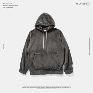 Wool Fleece Pullover Hoodie