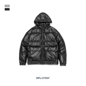 Hooded Puffy down-Padded jacket